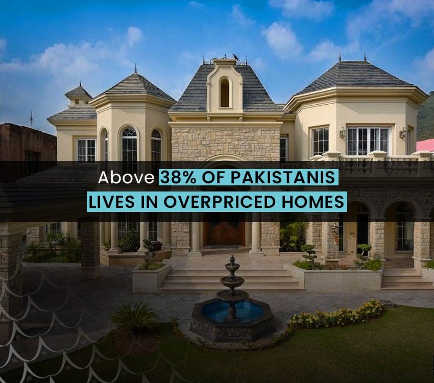 Above 38% of Pakistanis Lives in Overpriced Homes