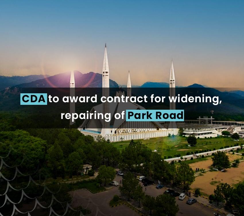 CDA to award contract for widening, repairing of Park Road