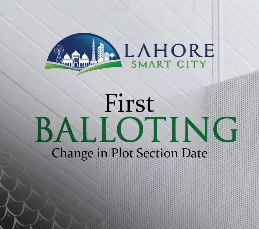 Lahore Smart City First Balloting Change in Plot Selection Date