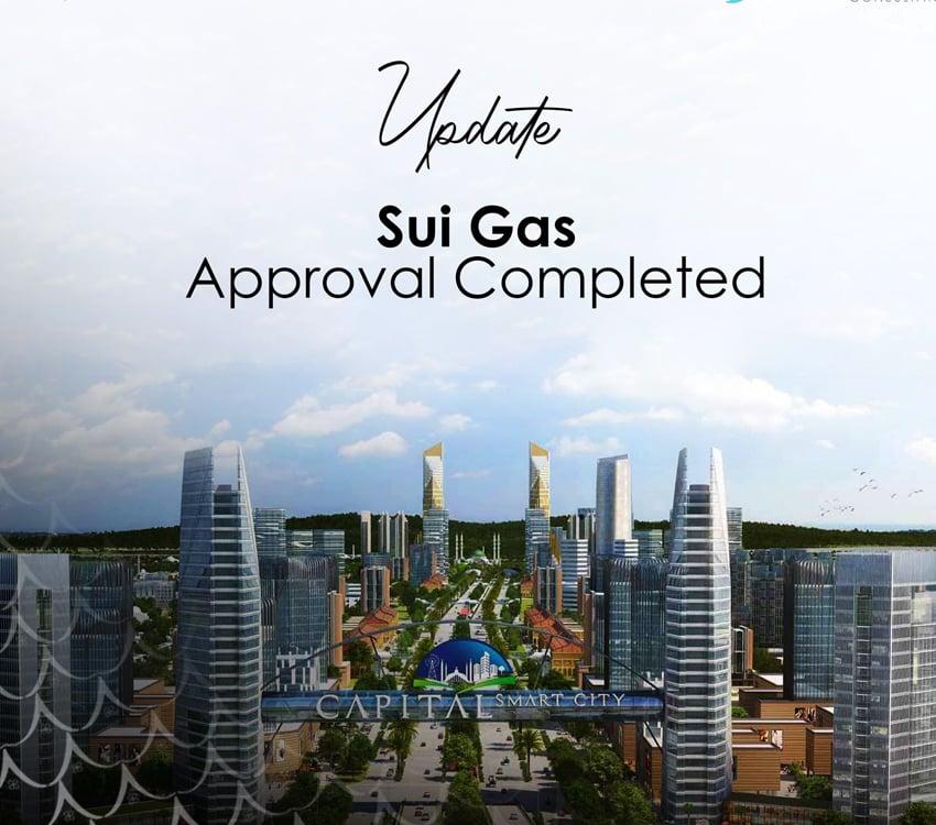Sui Gas Approval Completed in Capital Smart City