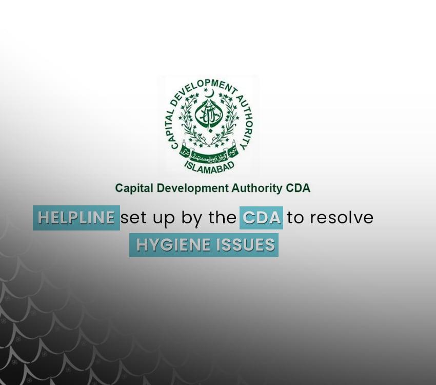 Helpline set up by the CDA to resolve hygiene issues