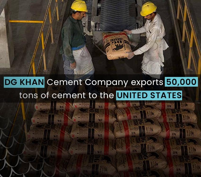 DG Khan Cement Company exports 50,000 tons of cement to the United States